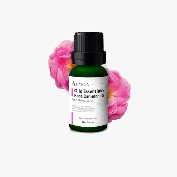 Olio essenziale rosa damascena aromaterapia