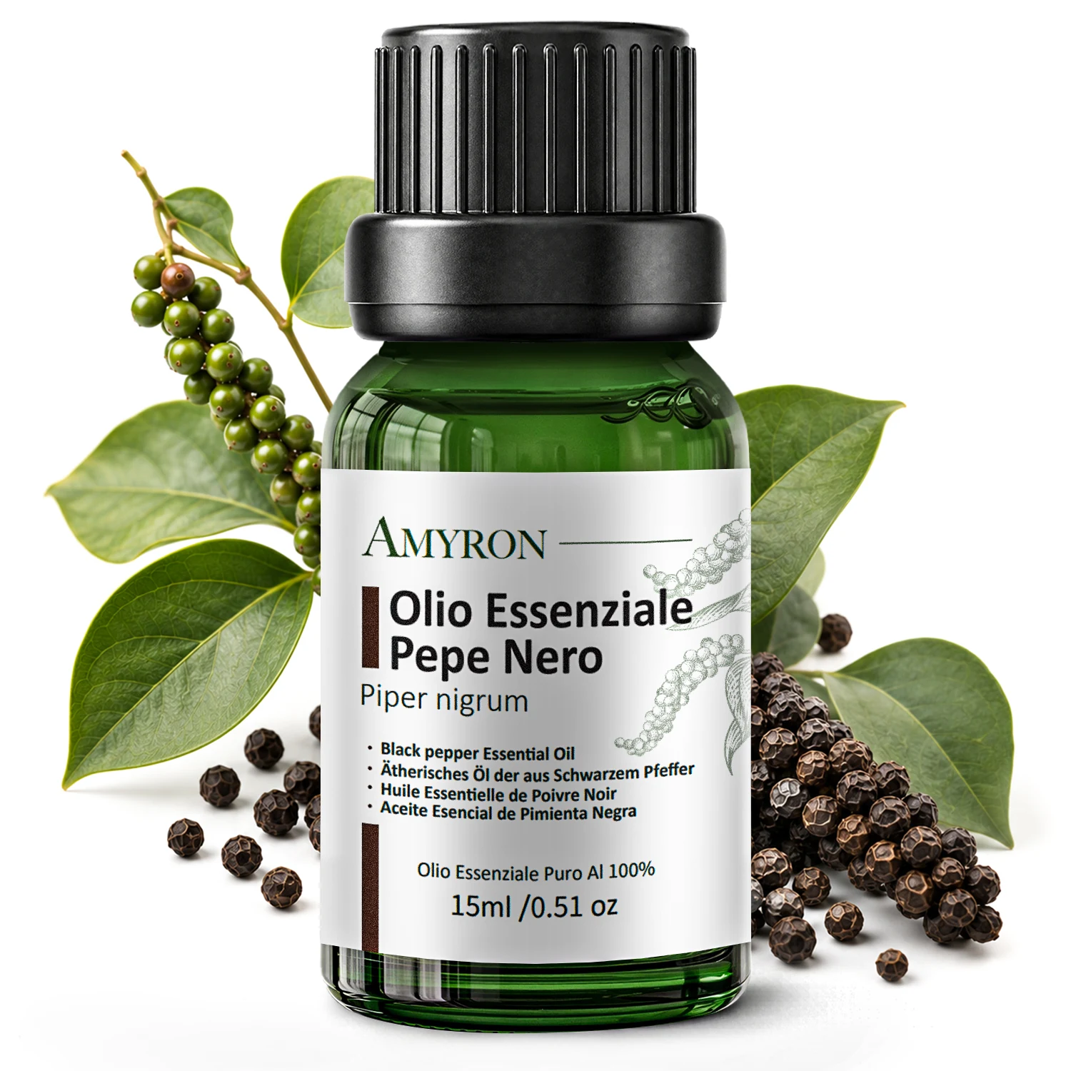 Olio essenziale di pepe nero AMYRON 15 ml Piper nigrum