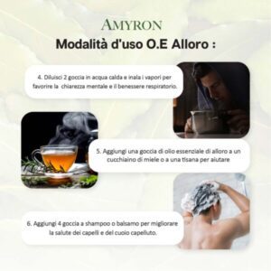 Olio essenziale alloro aromaterapia