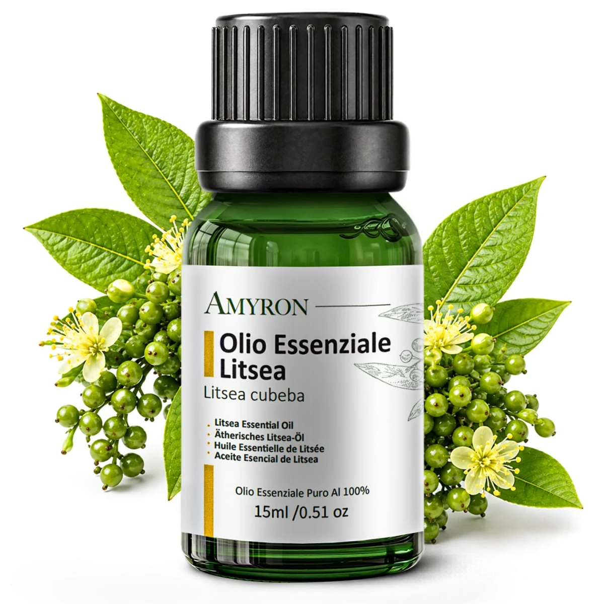 Olio Essenziale Litsea Cubeba AMYRON 15 ml 100% puro