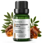 Olio essenziale Mirra AMYRON 15 ml, Myrrh Essential Oil puro da Commiphora myrrha con resina naturale di mirra