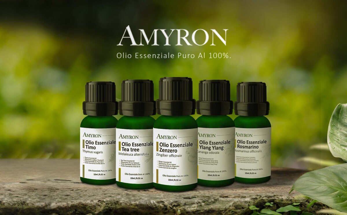 kit olio essenziale puri e naturali amyron