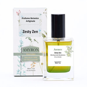 Profumo Zesty Zen AMYRON con olio essenziale di mandarino verde e fresche note agrumate