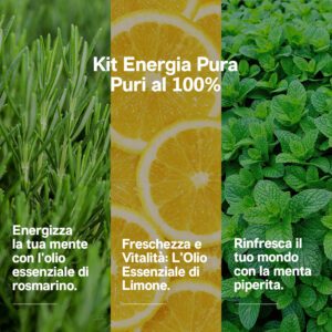 set oli essenziali energizzanti puri