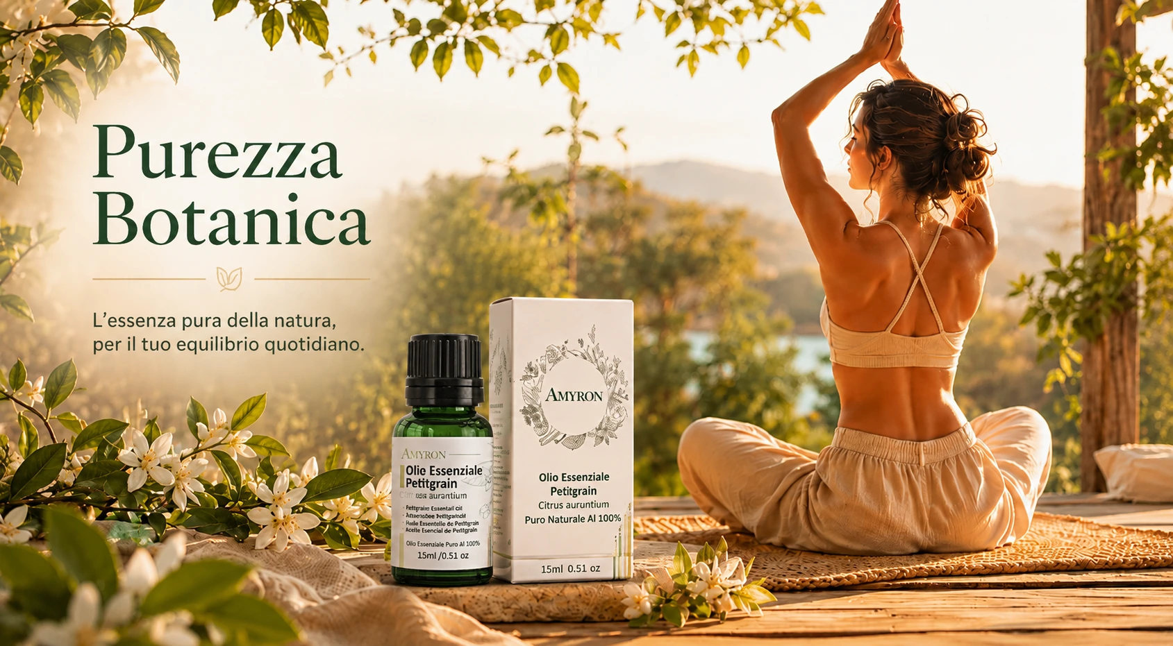 Olio essenziale di Petitgrain naturale AMYRON
