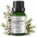 Olio essenziale di Manuka puro AMYRON da 15 ml con pianta di Leptospermum scoparium